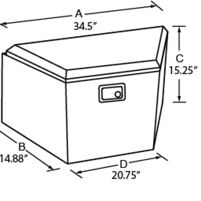 Lund Universal Challenger Specialty Tool Box - Brite