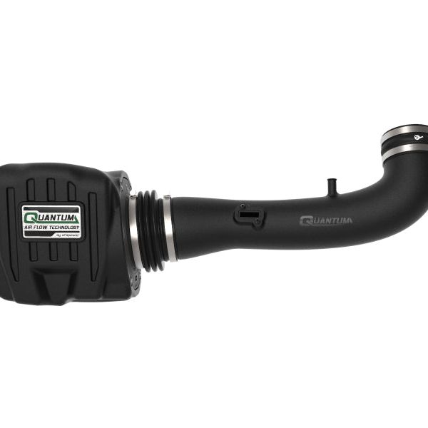 aFe Quantum Cold Air Intake System w/ Pro Dry S Media 14-19 GM Silverado / Sierra 1500 V8-5.3/6.2L-Cold Air Intakes-aFe-AFE53-10030D-SMINKpower Performance Parts