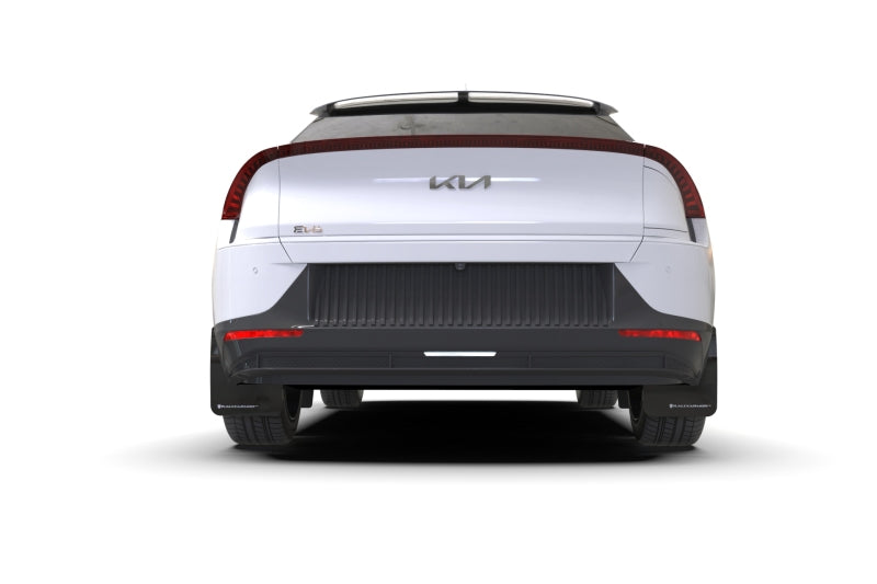 Rally Armor 22-23 Kia EV6 Black UR Mud Flap Red Logo