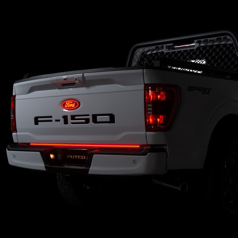 Putco 20-22 Ford Super Duty 60In Direct Fit Blade Kit Tailgate Bars (w/ LED or Halogen lamps)-Light Tailgate Bar-Putco-PUT760060-11-SMINKpower Performance Parts