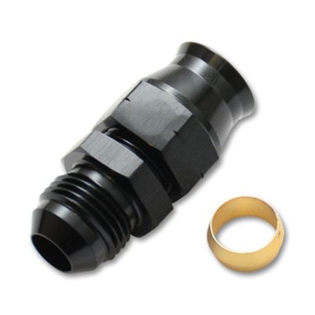 Vibrant -10AN Male to .625in Tube Adapter Fitting (w/Brass Olive Insert)-Fittings-Vibrant-VIB16459-SMINKpower Performance Parts
