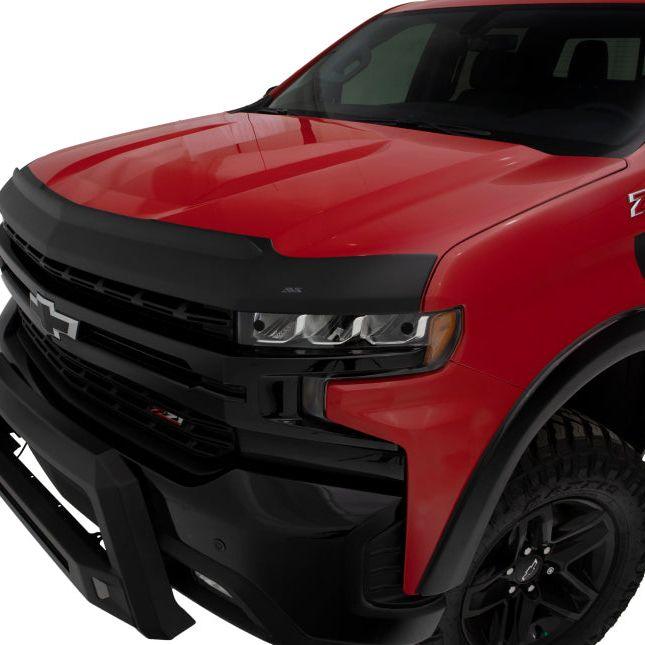 AVS 22-23 Chevrolet Silverado 1500 (Excl. ZR2/LT Trail Bss) Aeroskin II Low Prof Hood Shield - Blk