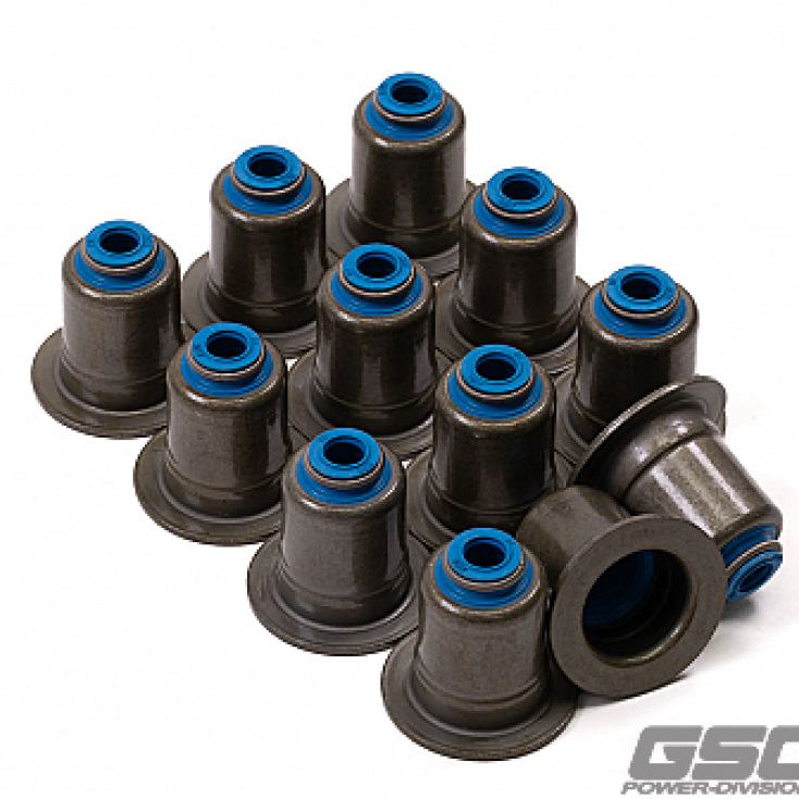 GSC P-D Toyota Supra/BMW B58/N54/S55/S58 Viton Exhaust Valve Stem Seals - Set of 12-Valve Seals-GSC Power Division-GSC1089-SMINKpower Performance Parts