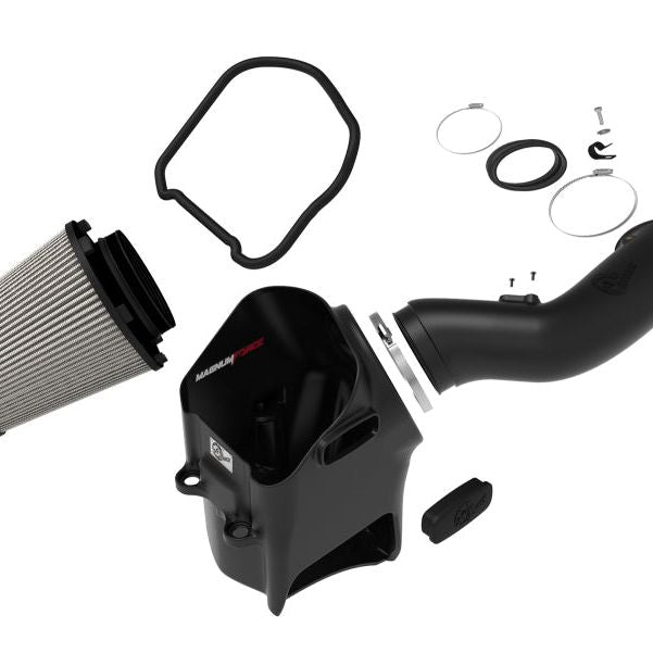 aFe Magnum FORCE Stage-2 Pro DRY S Cold Air Intake System 17-18 Ford Diesel Trucks V8-6.7L (td)-Cold Air Intakes-aFe-AFE54-13017D-SMINKpower Performance Parts