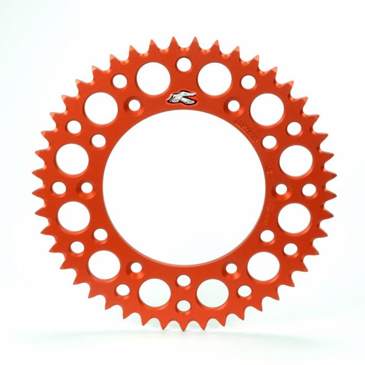 Renthal 03-10 KTM 65 SX Rear Grooved Sprocket- Orange 420-50P Teeth