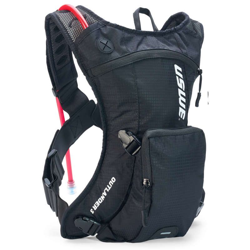 USWE Outlander Hydration Pack 3L - Carbon Black-Bags - Hydration Packs-USWE-USW2031001-SMINKpower Performance Parts