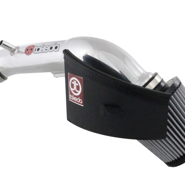 aFe Takeda Stage-2 Pro DRY S Cold Air Intake System 13-17 Honda Accord L4 2.4L (polished)-Cold Air Intakes-aFe-AFETR-1019P-SMINKpower Performance Parts