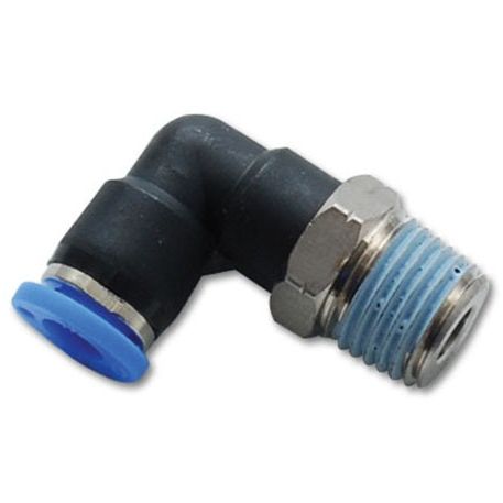 Vibrant Male Elbow Pneumatic Vacuum Fitting (3/8in NPT Thread) - for use with 1/4in (6mm) OD tubing-Fittings-Vibrant-VIB2655-SMINKpower Performance Parts