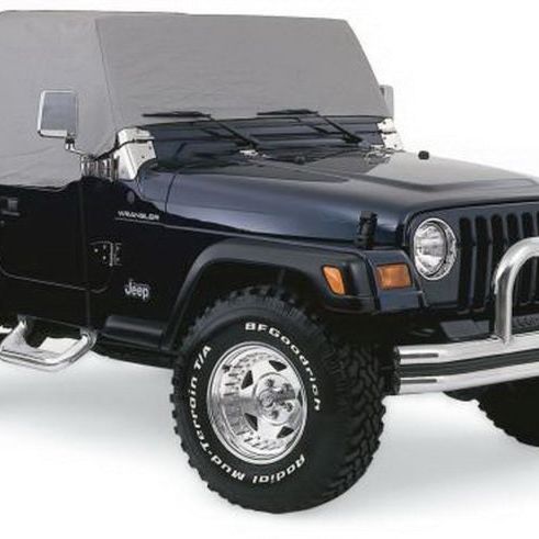Rampage 1976-1983 Jeep CJ5 Cap Cover 4 Layer - Grey-Car Covers-Rampage-RAM1261-SMINKpower Performance Parts