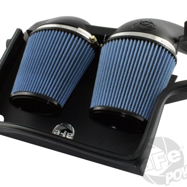 aFe MagnumFORCE Intakes Stage-2 P5R AIS P5R BMW 335i (N54) 07-11L6-3.0L/Z4 35i 09-15 (tt)-Cold Air Intakes-aFe-AFE54-11472-SMINKpower Performance Parts