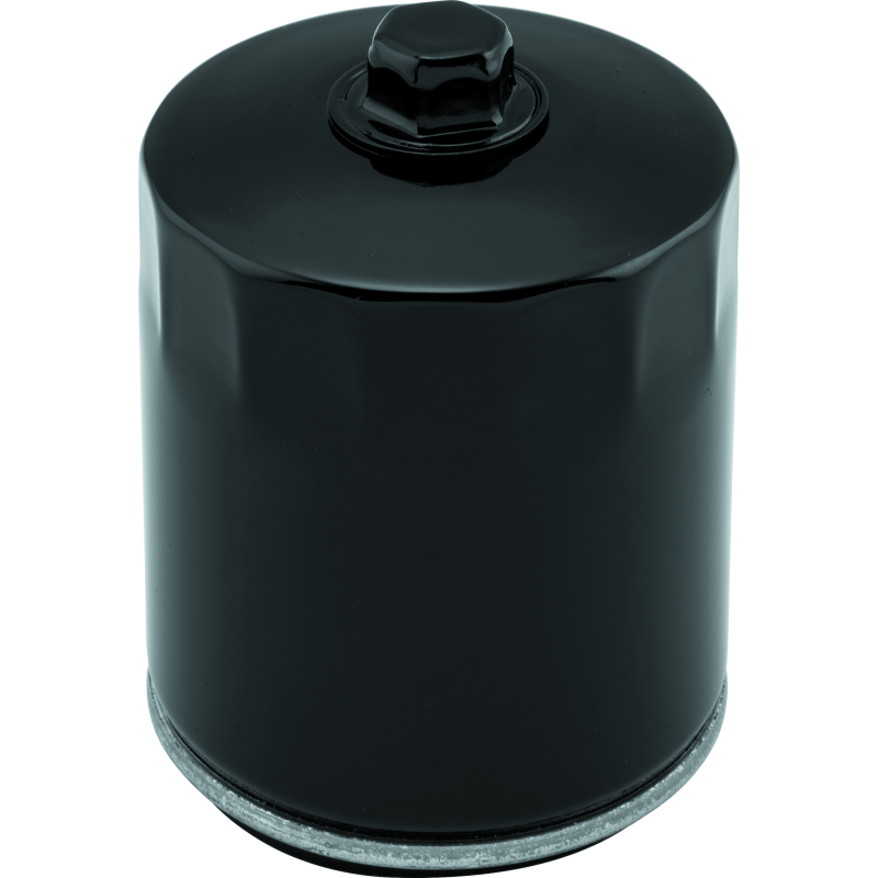 Twin Power Twin Cam and M8 Black Oil Filter With Nut Replaces H-D 63798-99 with Backflow Valve