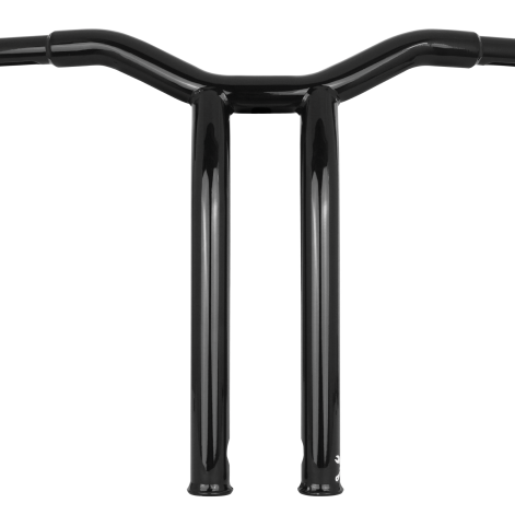 Burly Brand Dominator Raked Bar 14in - Gloss Black