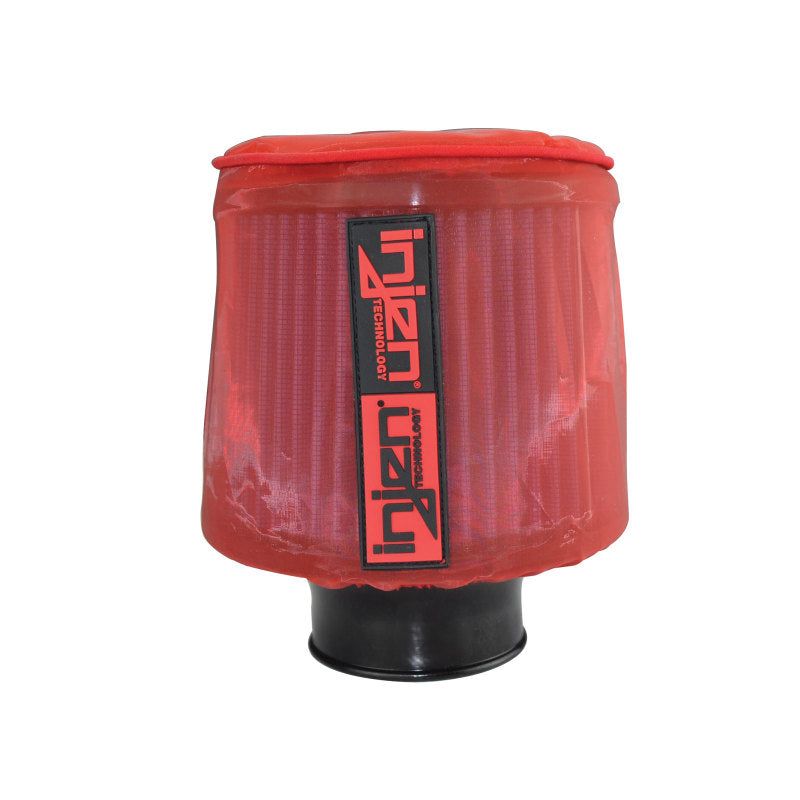 Injen Red Water Repellant Pre-Filter fits X-1021 6in Base / 6-7/8in Tall / 5-1/2in Top-Pre-Filters-Injen-INJ1037RED-SMINKpower Performance Parts