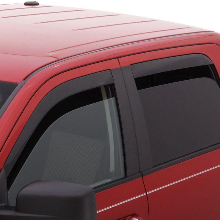 AVS 05-18 Nissan Frontier Crew Cab Ventvisor Low Profile Deflectors 4pc - Smoke