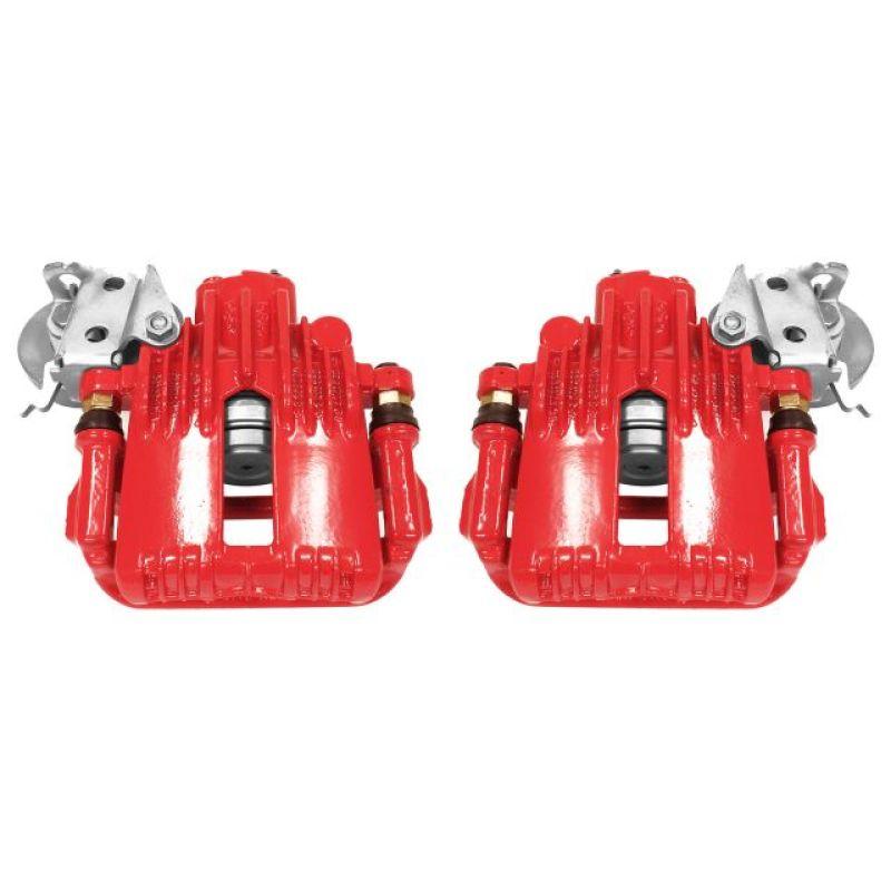 Power Stop 93-97 Chevrolet Camaro Rear Red Calipers w/Brackets - Pair