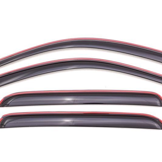 AVS 07-13 Chevy Avalanche Ventvisor In-Channel Front & Rear Window Deflectors 4pc - Smoke