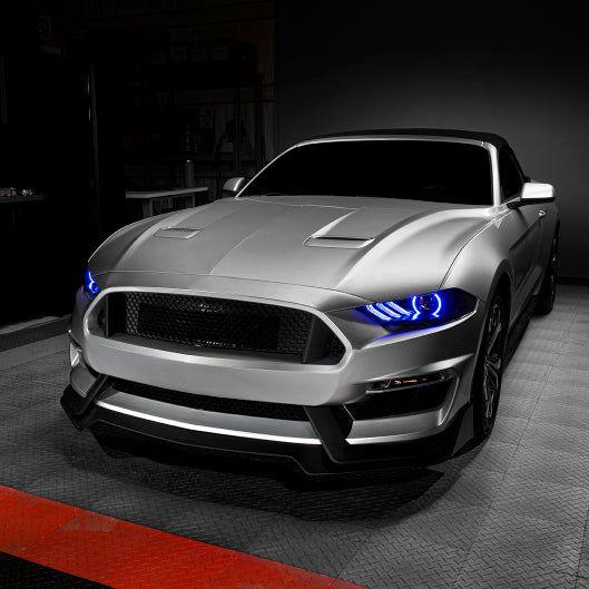 Oracle 18-21 Ford Mustang Dynamic DRL w/ Halo Kit & Sequential Turn Signal - ColorSHIFT SEE WARRANTY