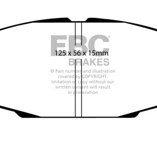 EBC 86-92 Toyota Supra 2.8 Greenstuff Front Brake Pads