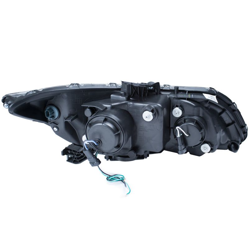 ANZO 2012-2015 Honda Civic Projector Headlights w/ U-Bar Chrome-Headlights-ANZO-ANZ121478-SMINKpower Performance Parts