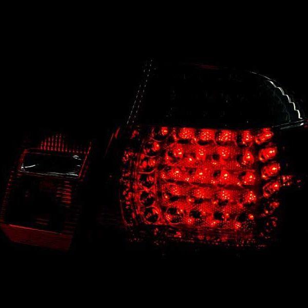 ANZO 1999-2001 BMW 3 Series E46 LED Taillights Red/Clear 4pc