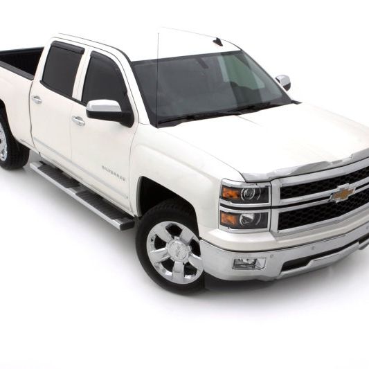 AVS 14-15 Chevy Silverado 1500 Aeroskin Low Profile Hood Shield - Chrome