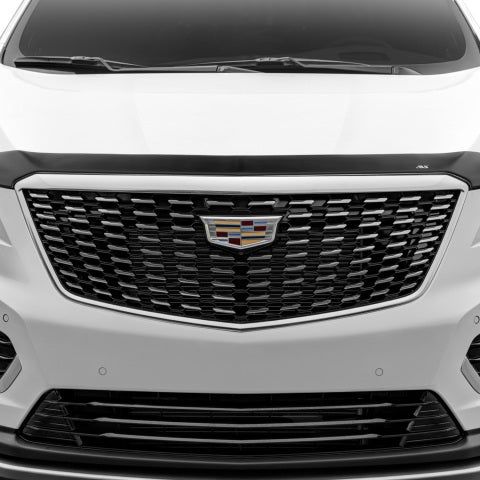 AVS 17-18 Cadillac XT5 Aeroskin Low Profile Acrylic Hood Shield - Smoke