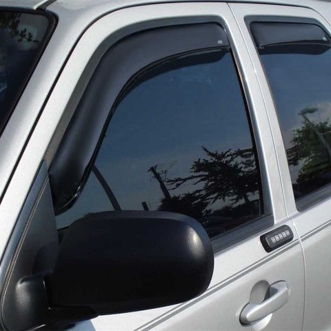 AVS 13-18 Hyundai Santa Fe (Excl. XL Model) Ventvisor Front & Rear Window Deflectors 4pc - Smoke
