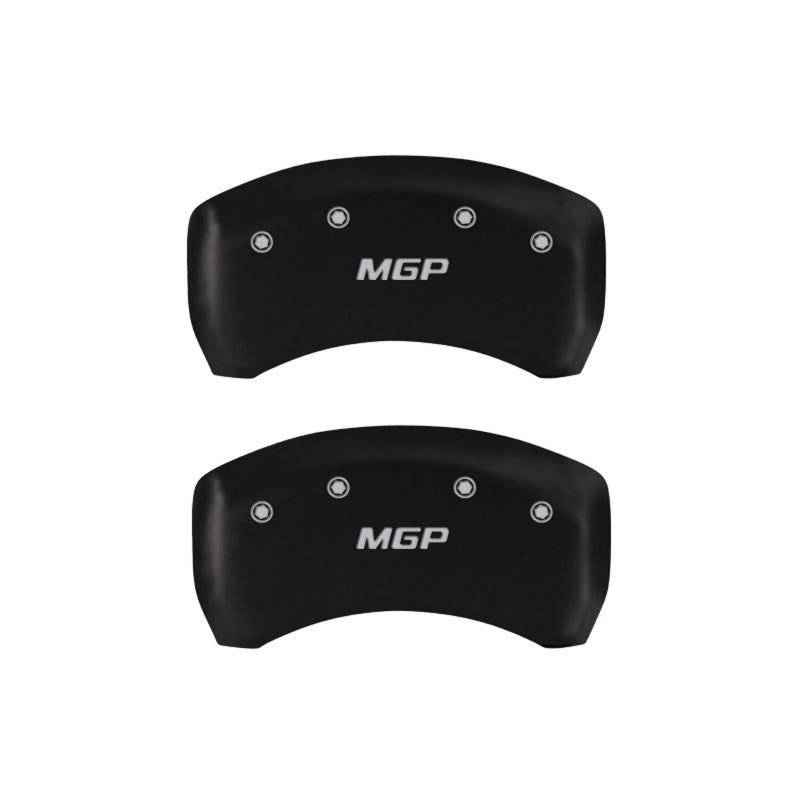 MGP 4 Caliper Covers Engraved Front & Rear MGP Red finish silver ch-Caliper Covers-MGP-MGP22226SMGPRD-SMINKpower Performance Parts