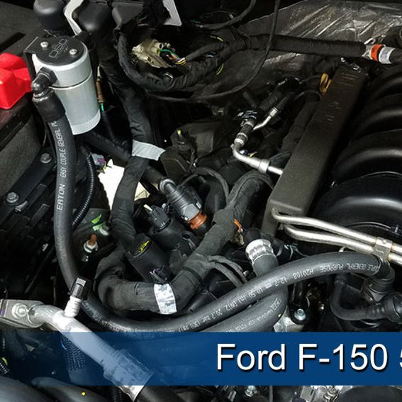 J&amp;L 2011-2024 Ford F-150 2.7L/3.5L/5.0L Passenger Side Oil Separator 3.0 - Clear Anodized-Oil Separators-J&L-JLT3016P-C-SMINKpower Performance Parts