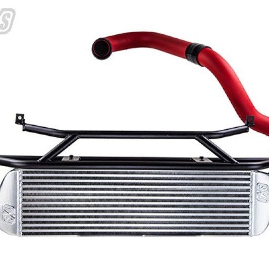 Turbo XS FMIC for 15-16 Subaru WRX - Wrinkle Red Pipes