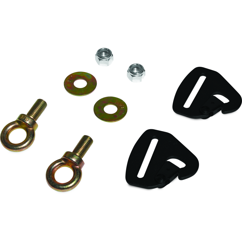 DragonFire Racing Quick-Release Snap Hook Harness Tab Kits- 2in