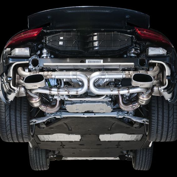 AWE Tuning 991 Carrera Performance Exhaust - Use Stock Tips