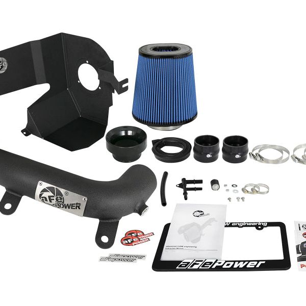 aFe Magnum FORCE Stage-2 Pro 5R Cold Air Intake System 18-19 Jeep Wrangler JL Turbo 2.0L - Black-Cold Air Intakes-aFe-AFE54-53029R-SMINKpower Performance Parts