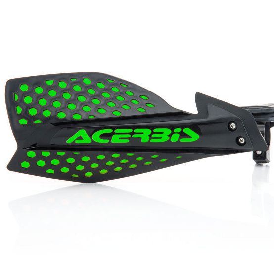 Acerbis X- Ultimate Handguard - Black/Green-Hand Guards-Acerbis-ACB2645481043-SMINKpower Performance Parts