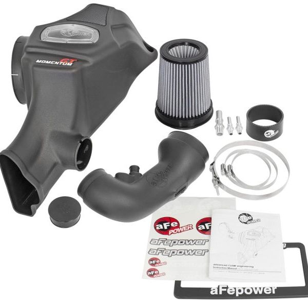 aFe Momentum GT Pro Dry S Intake System 2015 Ford Mustang GT V8-5.0L-Cold Air Intakes-aFe-AFE51-73203-SMINKpower Performance Parts