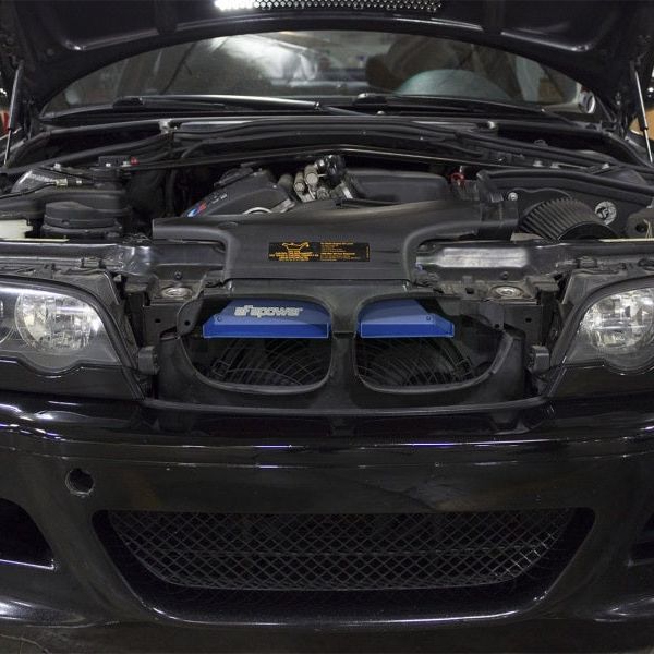 aFe MagnumFORCE Intakes Scoops AIS BMW 3-Series/ M3 (E46) 01-06 L6 - Matte Blue-Cold Air Intakes-aFe-AFE54-10468-L-SMINKpower Performance Parts