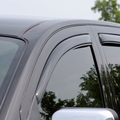 AVS 09-18 Dodge RAM 1500 Crew Cab Ventvisor In-Channel Front & Rear Window Deflectors 4pc - Smoke