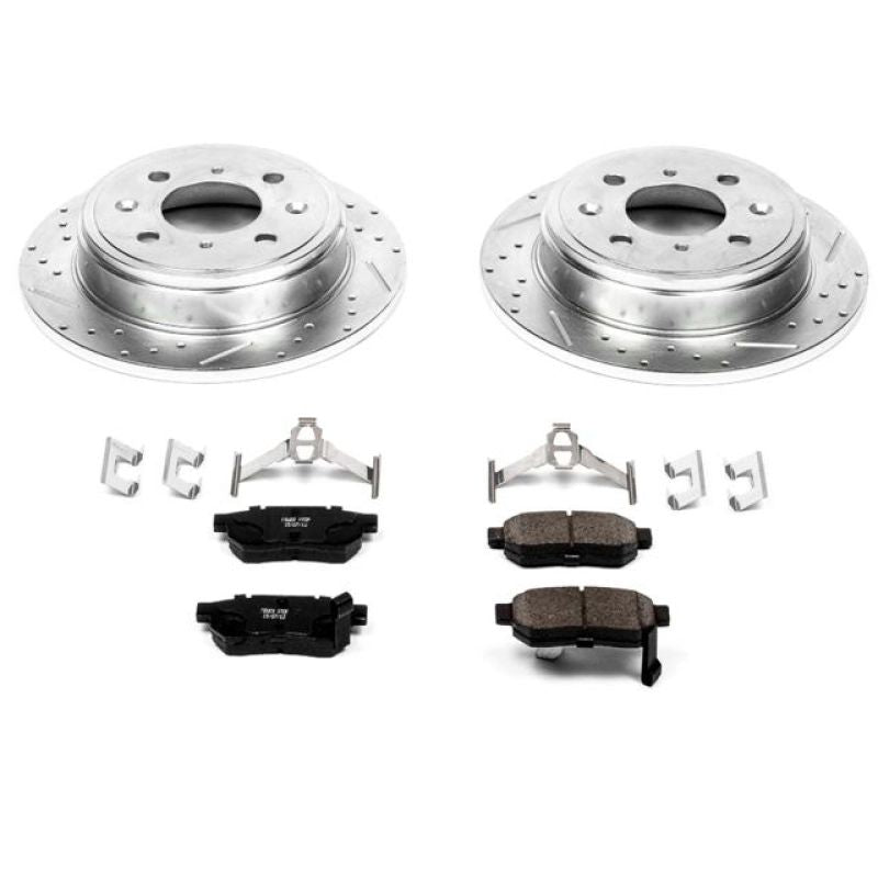 Power Stop 90-01 Acura Integra Rear Z23 Evolution Sport Brake Kit