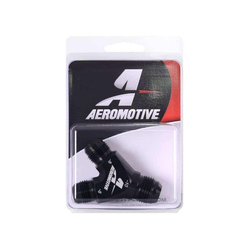 Aeromotive Y-Block - AN-06 - 2x AN-06-Fittings-Aeromotive-AER15672-SMINKpower Performance Parts