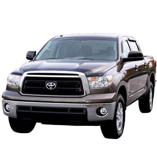 AVS 07-18 Toyota Tundra Crewmax Ventvisor Outside Mount Window Deflectors 4pc - Smoke