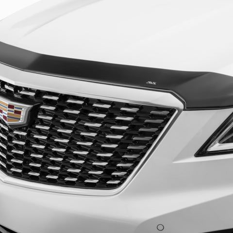 AVS 17-18 Cadillac XT5 Aeroskin Low Profile Acrylic Hood Shield - Smoke