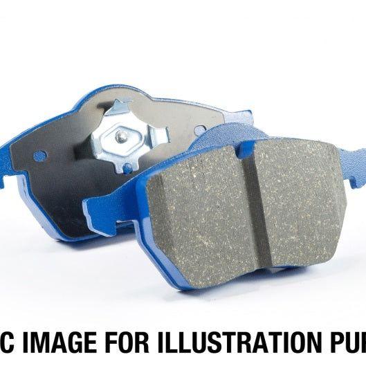 EBC 12-13 Porsche Panamera (Cast Iron only) 3.0 SC Hybrid Bluestuff Rear Brake Pads