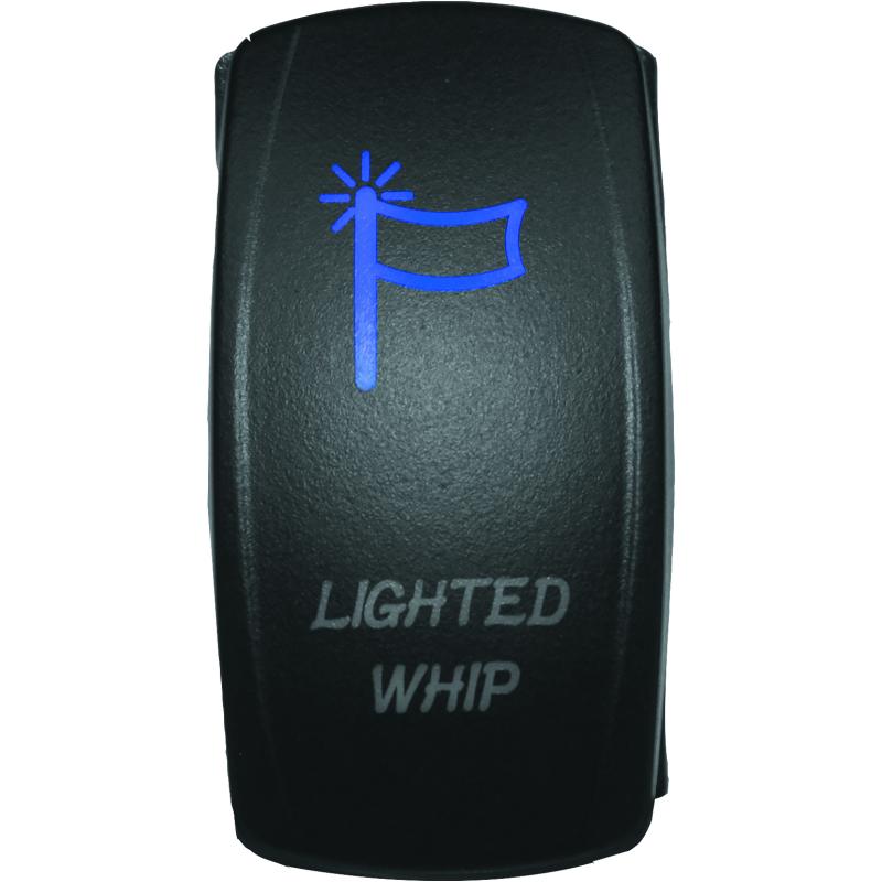 DragonFire Racing Lighted Switch Whip On/Off Blue