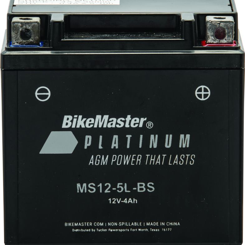 BikeMaster AGM Battery - MS12-5L-BS