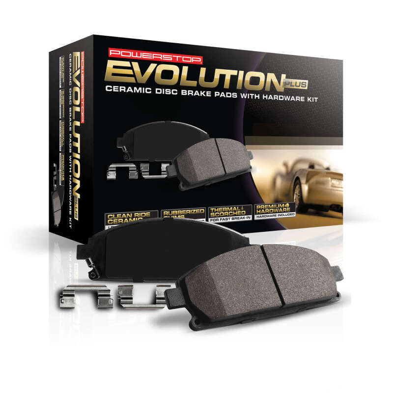 Power Stop 00-03 Audi TT Front Z17 Evo Ceramic Brake Pad w/Hardware