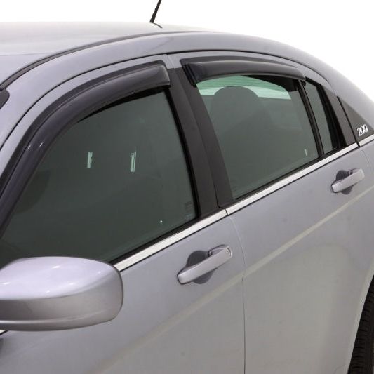 AVS 07-10 Chrysler Sebring Ventvisor Outside Mount Window Deflectors 4pc - Smoke