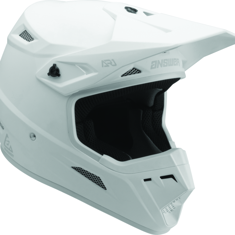 Answer AR1 Solid Helmet White Youth - Small