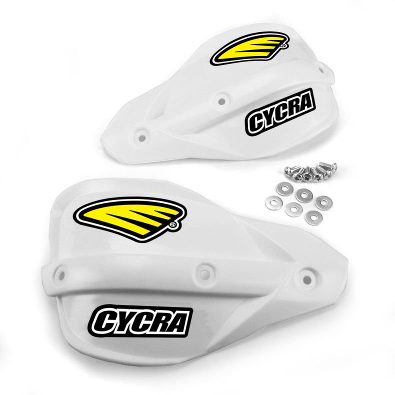 Cycra Enduro Handshield - White-Hand Guards-Cycra-CYC1CYC-1015-42-SMINKpower Performance Parts