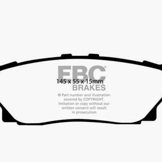 EBC 05-07 Hummer H3 3.5 Yellowstuff Rear Brake Pads