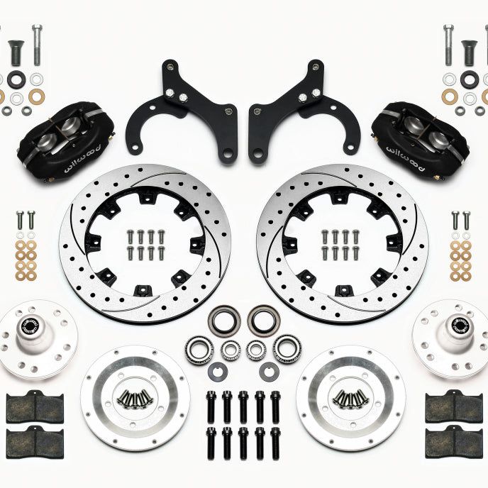 Wilwood Forged Dynalite Front Kit 12.19in Drilled 59-64 Chevy Impala / 63-64 Corvette